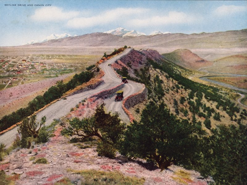 Skyline Drive a Canon City (barevné foto) od American Photographer
