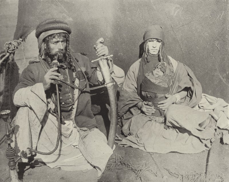 Beduínský náčelník a rodina od American Photographer