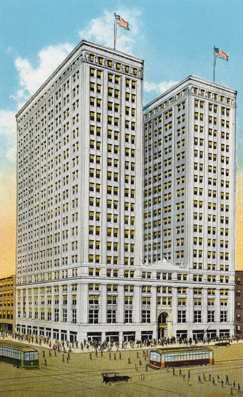 Burnham Building (barevná fotografie) od American Photographer