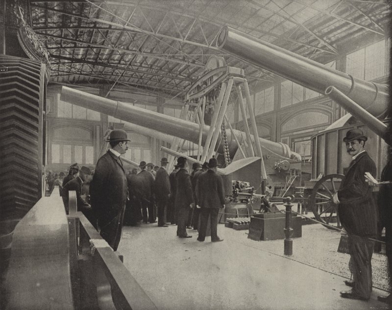 Výstava zbraní Krupp od American Photographer