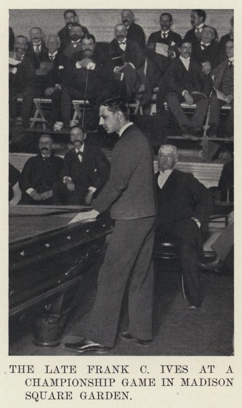 Zesnulý Frank C Ives na mistrovství v Madison Square Garden (černobílá fotografie) od American Photographer