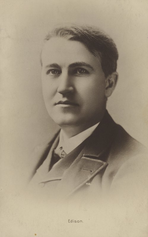 Thomas Edison (1847-1931), americký vynálezce od American Photographer
