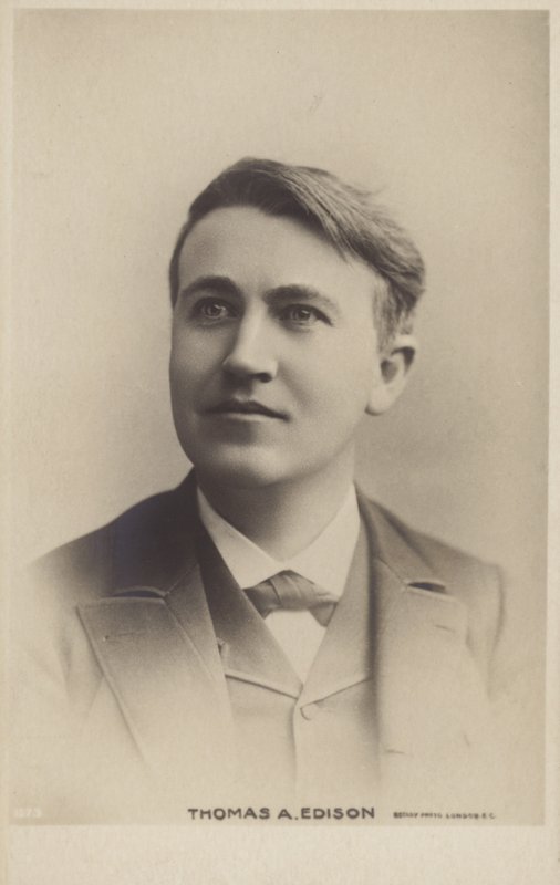 Thomas Edison (1847-1931), americký vynálezce od American Photographer