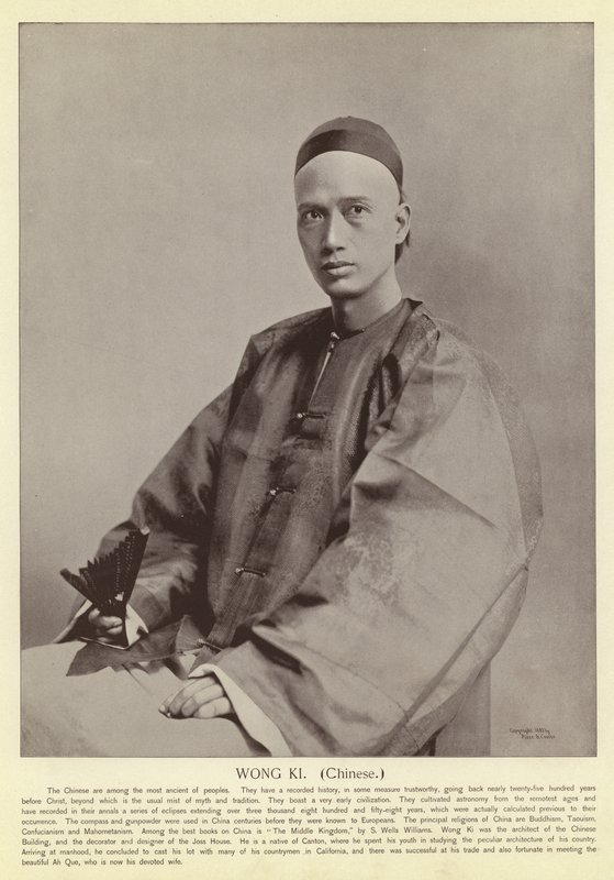 Wong Ki, Číňan od American Photographer