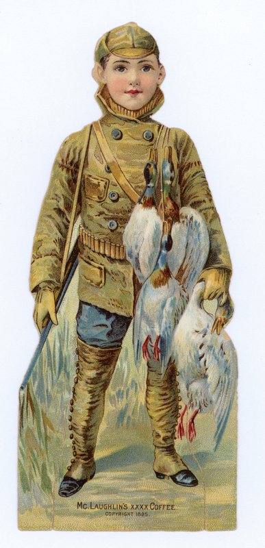 Americký chlapec, střílel na zvěř od American School