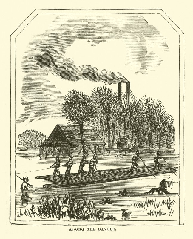 Mezi Bayous, březen 1863 od American School