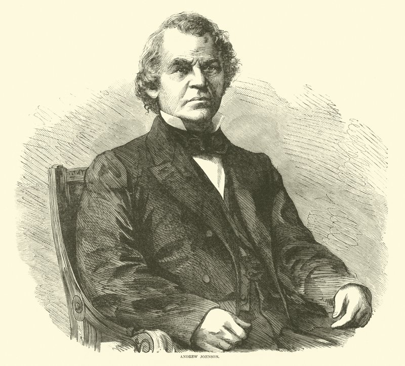 Andrew Johnson, duben 1865 od American School