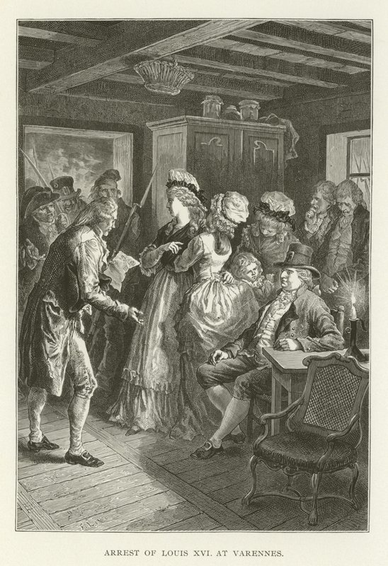 Zatčení Ludvíka XVI. ve Varennes od American School