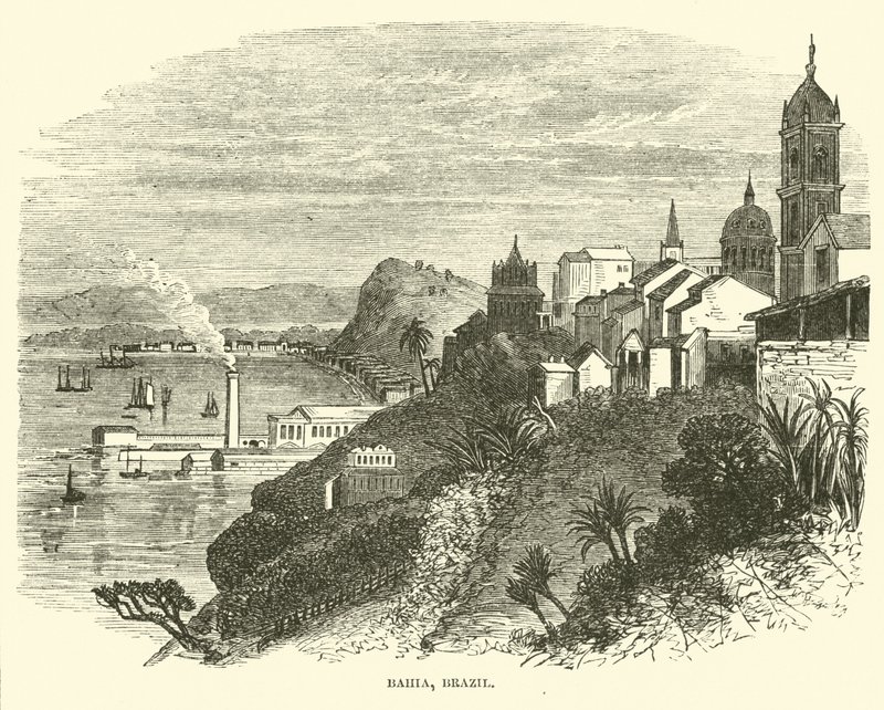 Bahia, Brazílie, červenec 1862 od American School