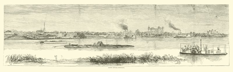 Baton Rouge, Louisiana, srpen 1862 od American School