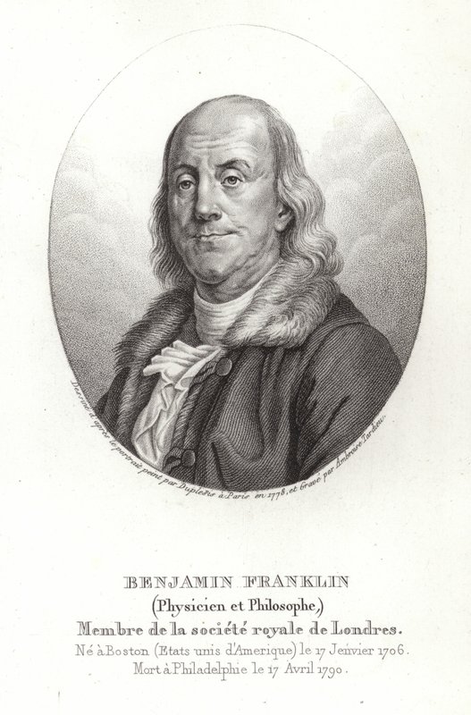 Benjamin Franklin od American School
