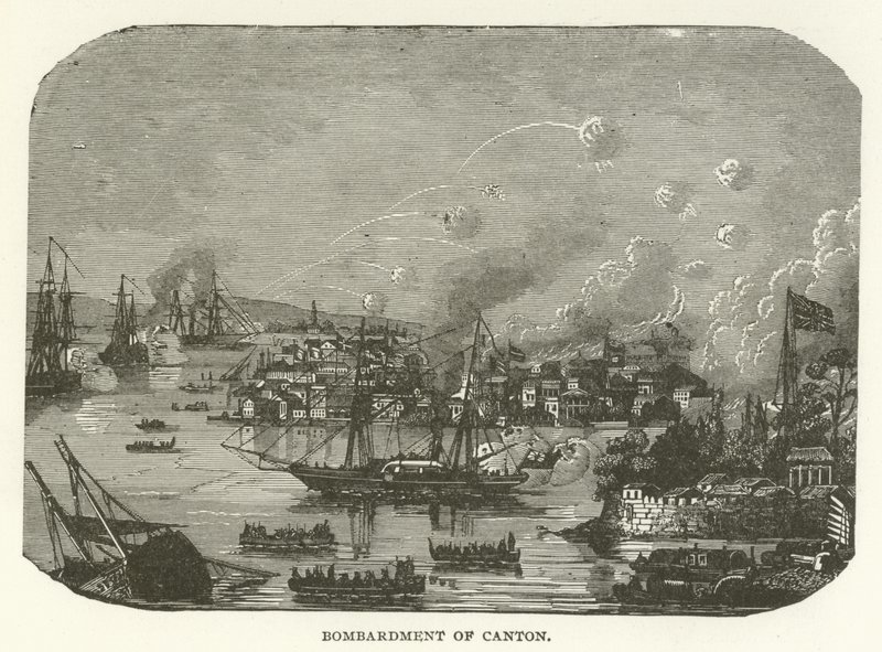 Bombardování Kantonu od American School