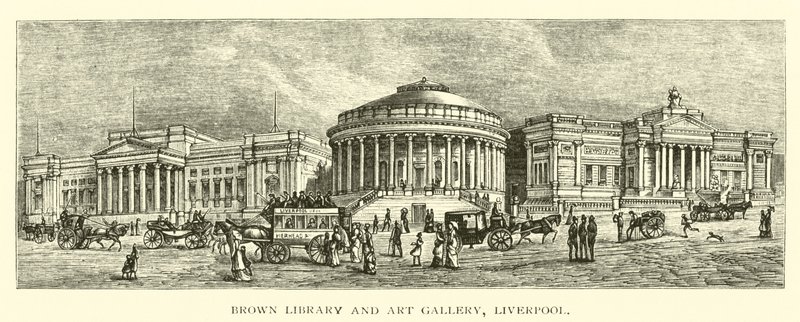 Brown Library and Art Gallery, Liverpool od American School