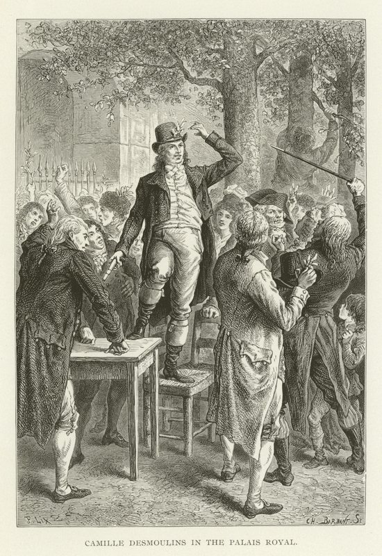 Camille Desmoulins v Palais Royal od American School