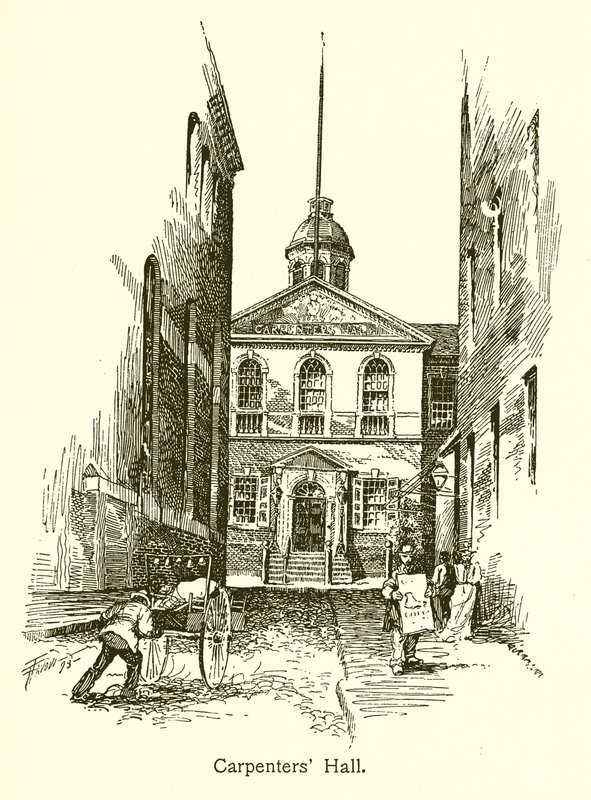 Carpenters Hall, Philadelphia od American School