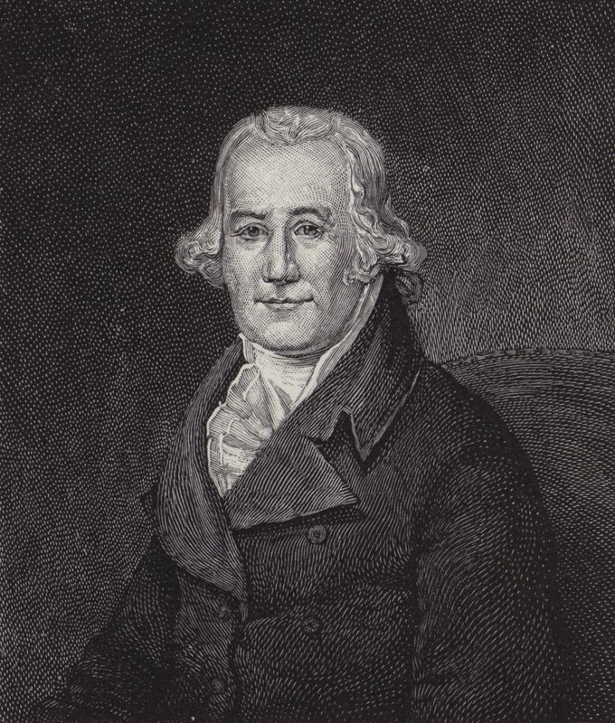 Caspar Wistar , americký lékař a anatom (rytina) od American School