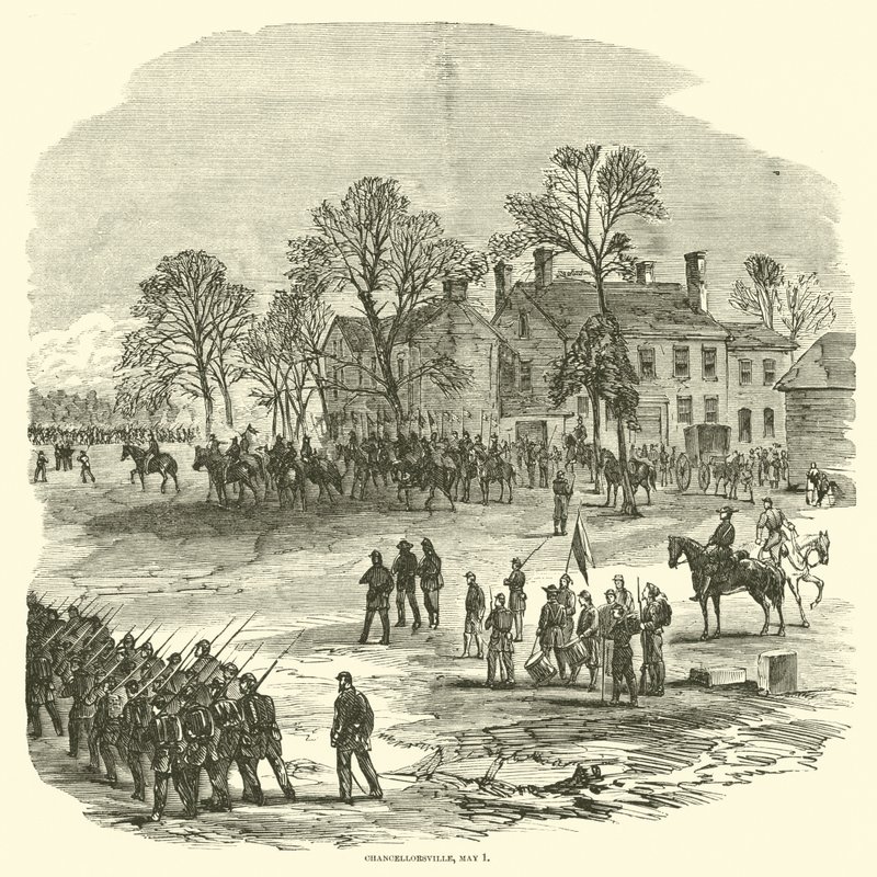 Chancellorsville, 1. května 1863 od American School