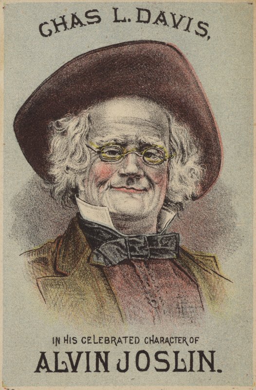 Chas L Davis ve své Slavné postavě Alvina Joslina od American School