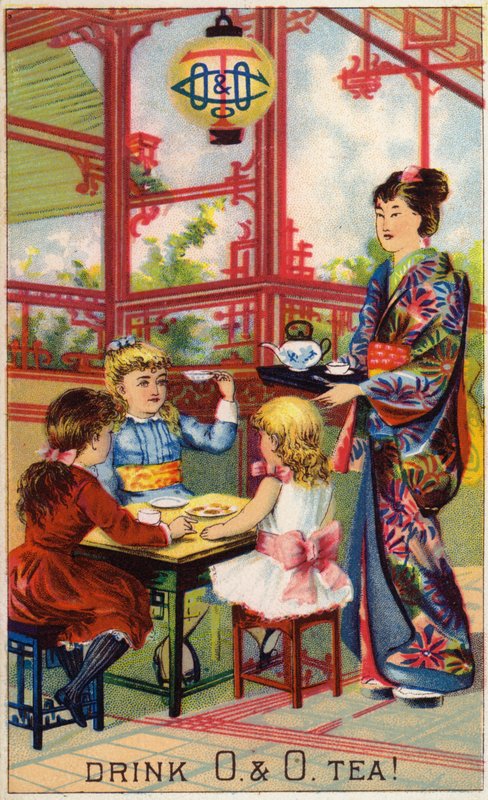 Děti na japonském čajovém obřadu od American School