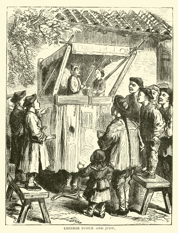 Čínský Punch a Judy od American School