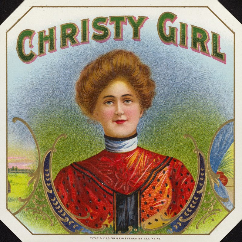 Christy Girl, Cigar Label od American School