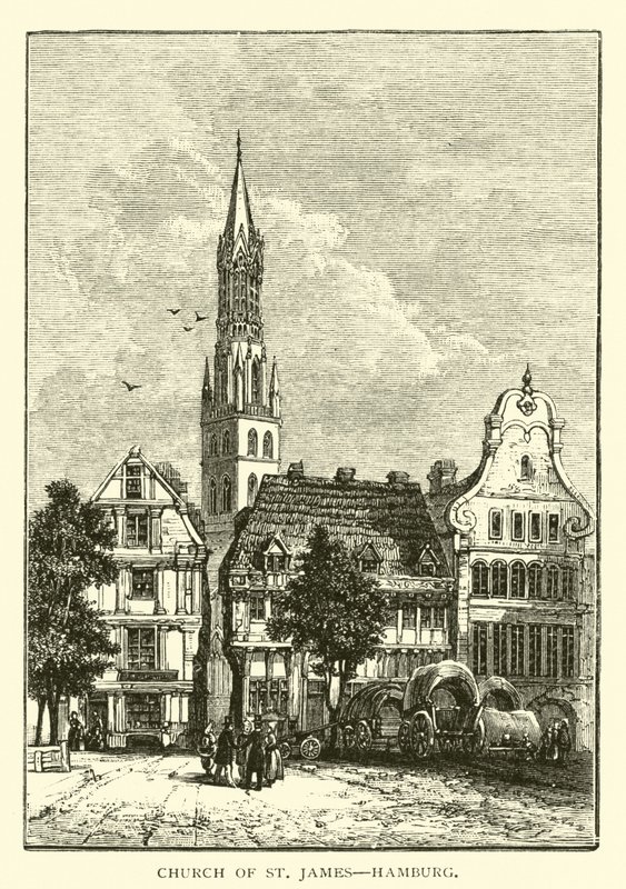 Kostel svatého Jakuba, Hamburk od American School
