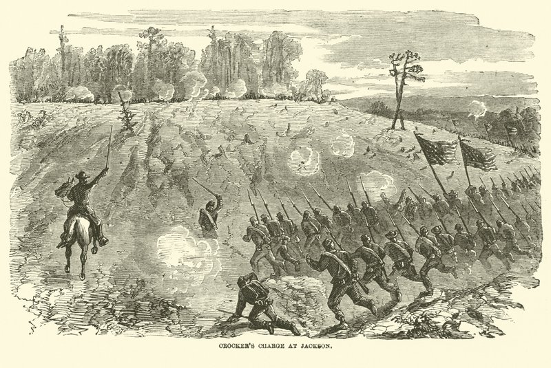 Crockers charge v Jacksonu, květen 1863 od American School
