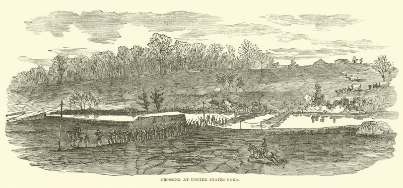Přejezd ve Fordu Spojených států, leden-duben 1863 od American School