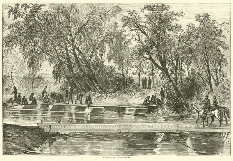 Přechod přes sever Anna, květen 1864 od American School