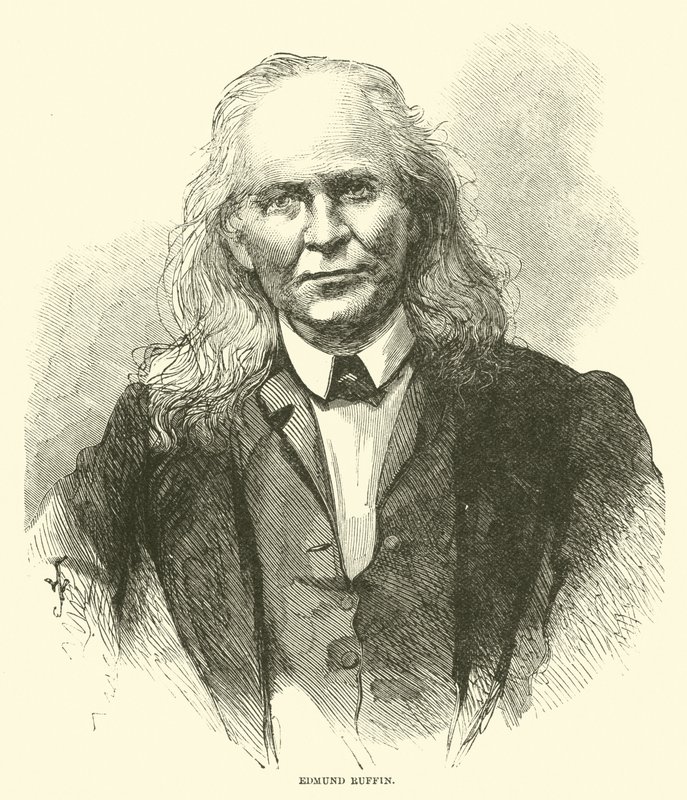 Edmund Ruffin, duben 1865 od American School