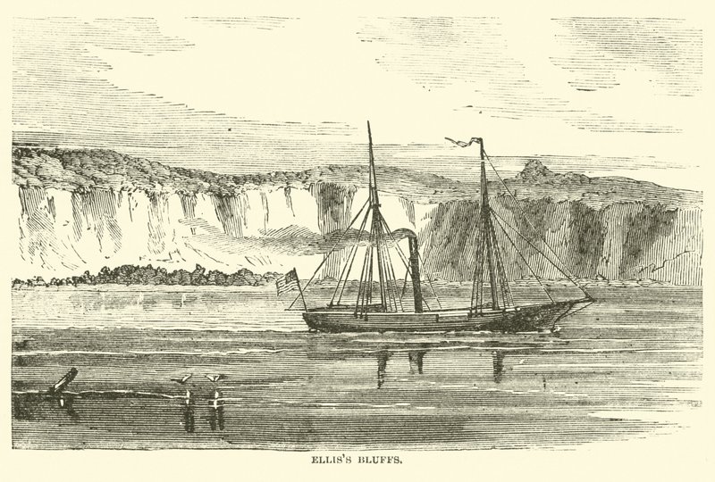 Elliss Bluffs, květen 1862 od American School