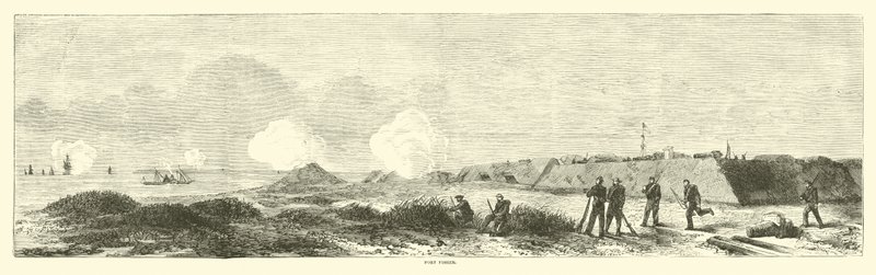Fort Fisher, prosinec 1864 od American School