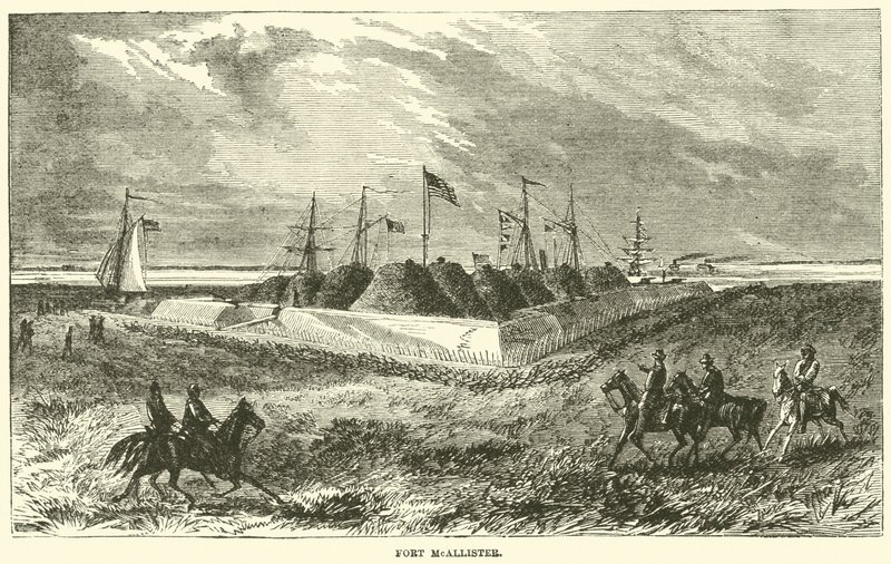 Fort McAllister, listopad 1864 od American School