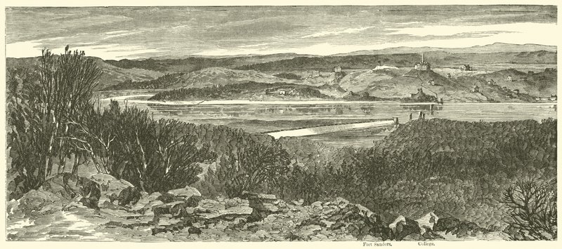 Fort Sanders, College, listopad 1863 od American School