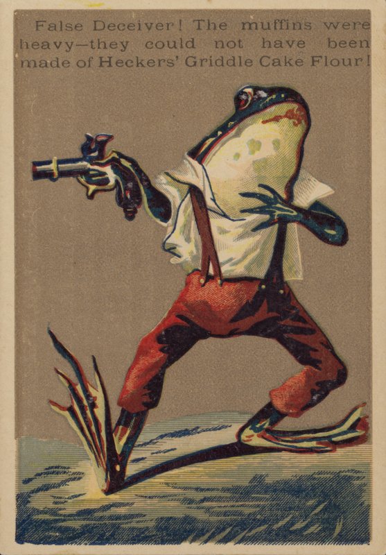Žába s pistolí od American School