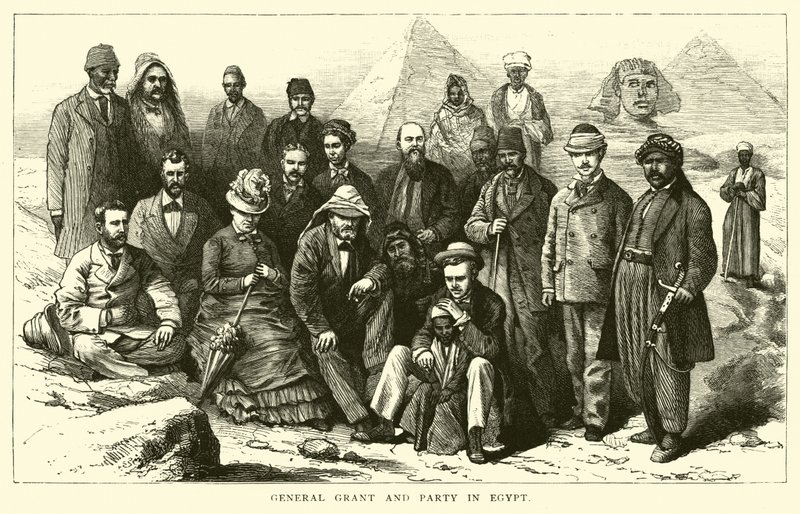 Generál Grant a strana v Egyptě od American School