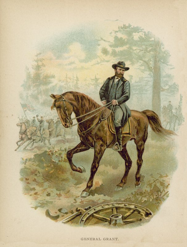 Generál Ulysses S Grant od American School