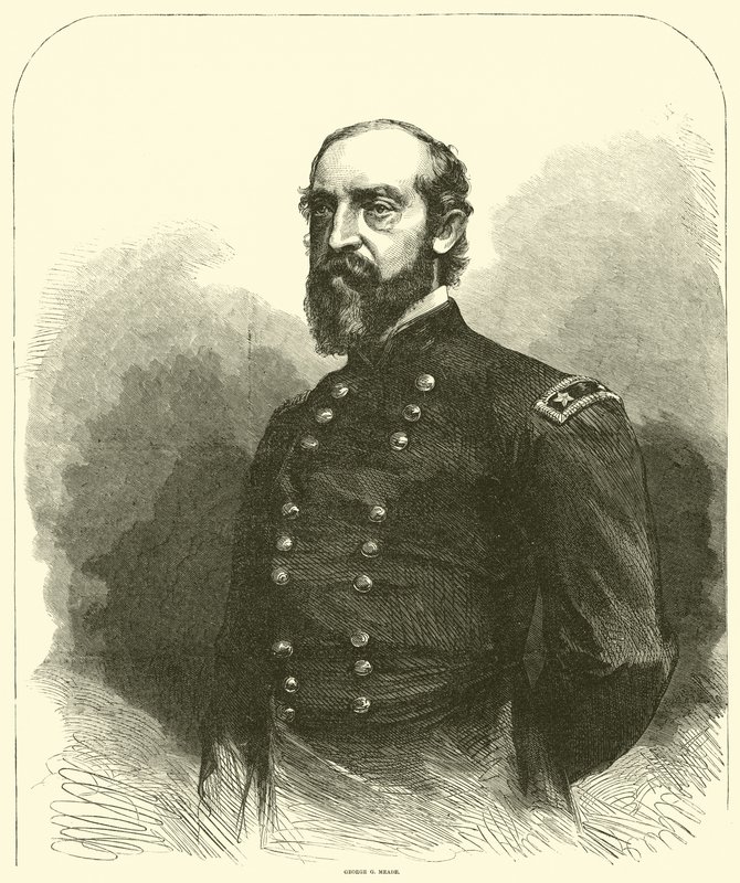 George G Meade, květen 1863 od American School
