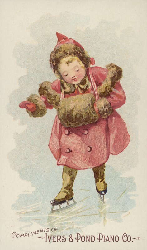Dívka bruslení od American School