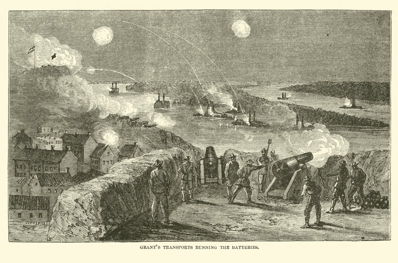 Grants transporty provozující baterie, duben 1863 od American School