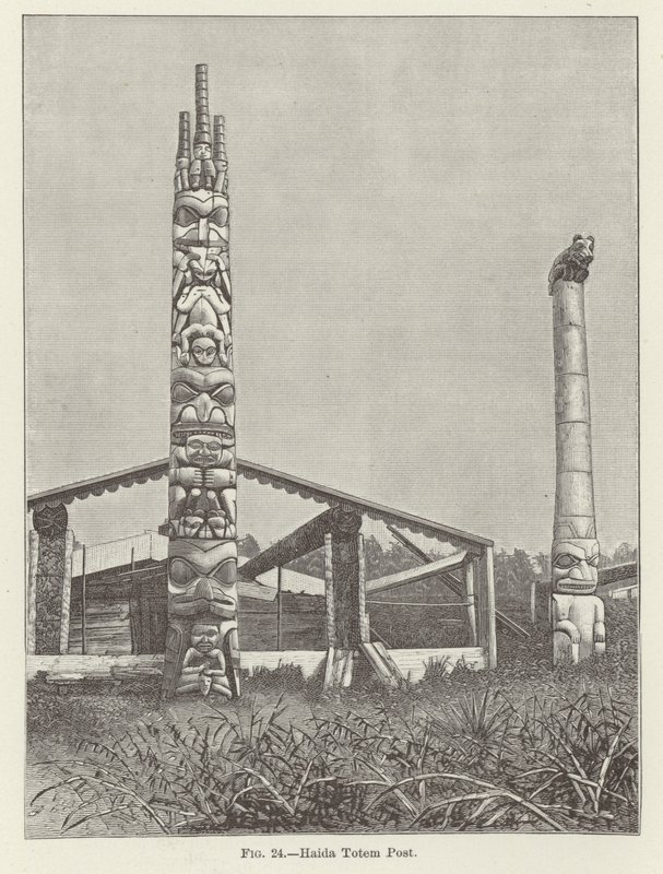Haida Totem Post od American School