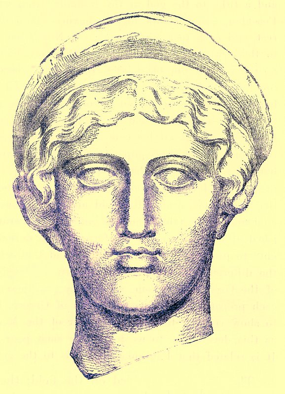 Hebe, ilustrace z knihy Victora Duruy History of Greece, vydané v roce 1890 (digitálně upravený obrázek) od American School