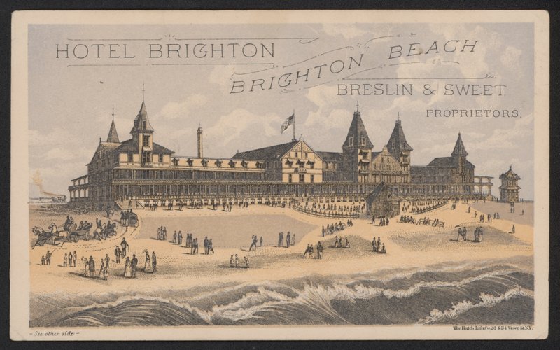 Hotel Trade Card (barevné rytí) od American School