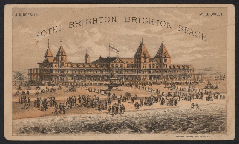 Hotel Trade Card (barevné rytí) od American School