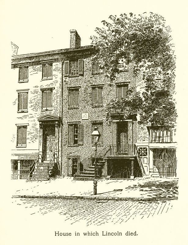 Dům, ve kterém Lincoln zemřel, Abraham Lincoln od American School