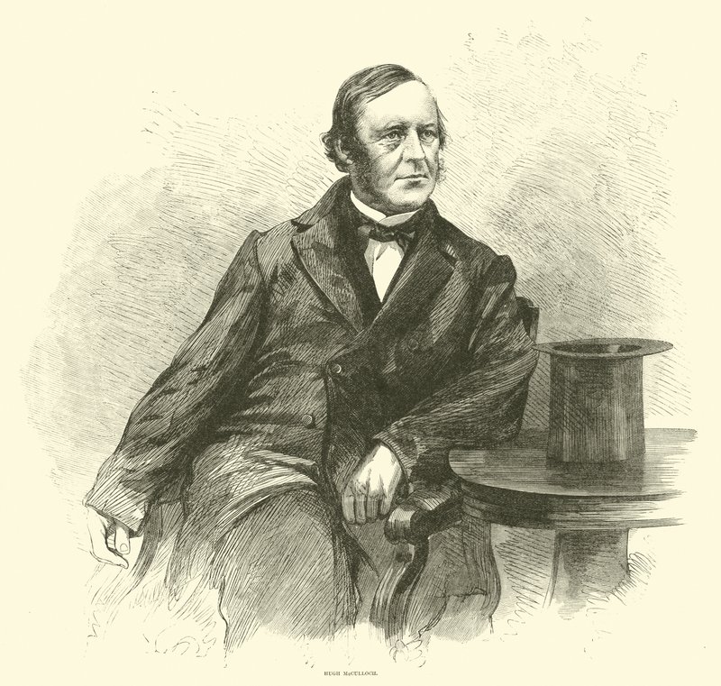 Hugh McCulloch, duben 1865 od American School