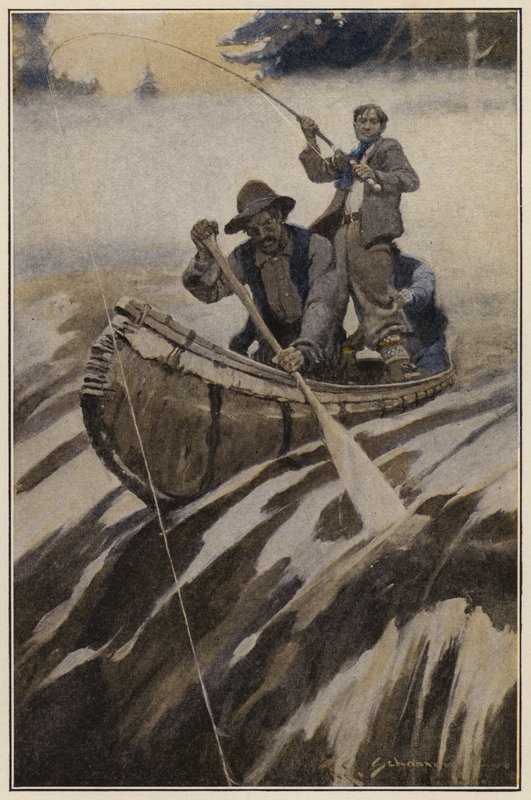 Ilustrace ke Dni volna a jiným odbočkám (barevná litografie) od American School
