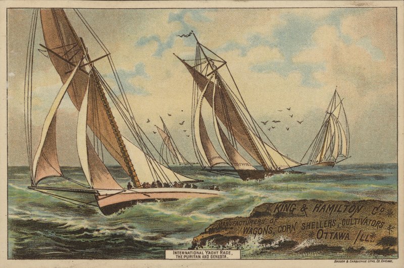 International Yacht Race, The Puritan a Genesta od American School