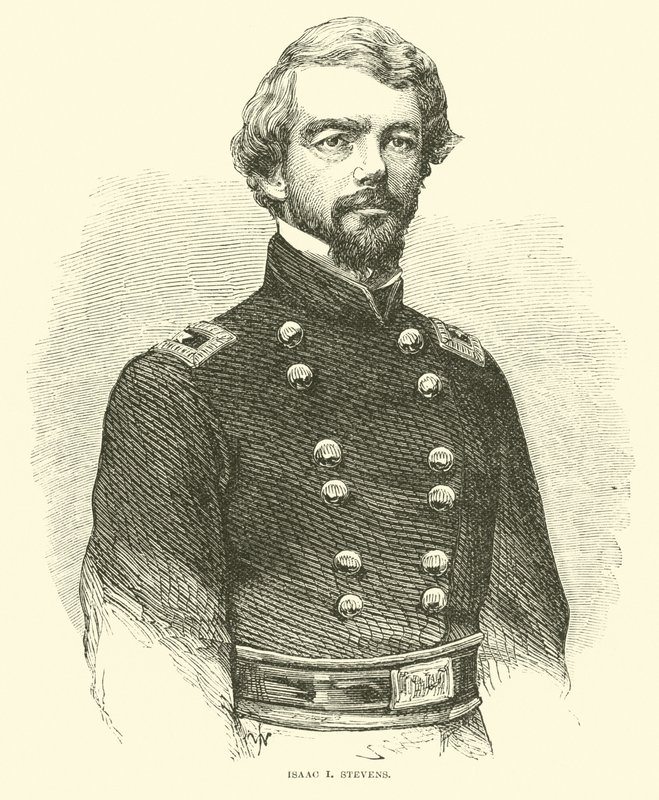 Isaac I Stevens, září 1862 od American School