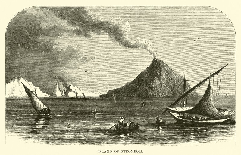 Ostrov Stromboli od American School